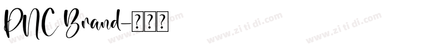 PNC Brand字体转换